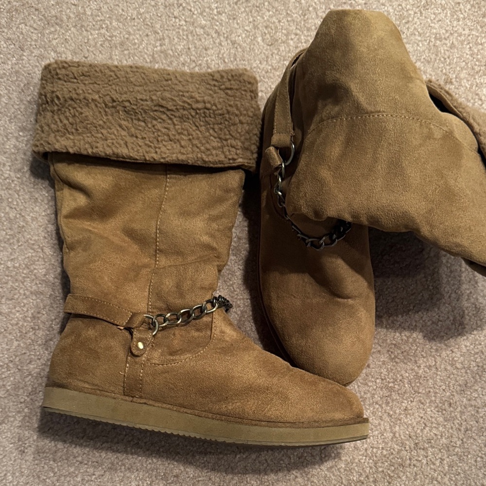 G by Guess Tan Ankle Boots